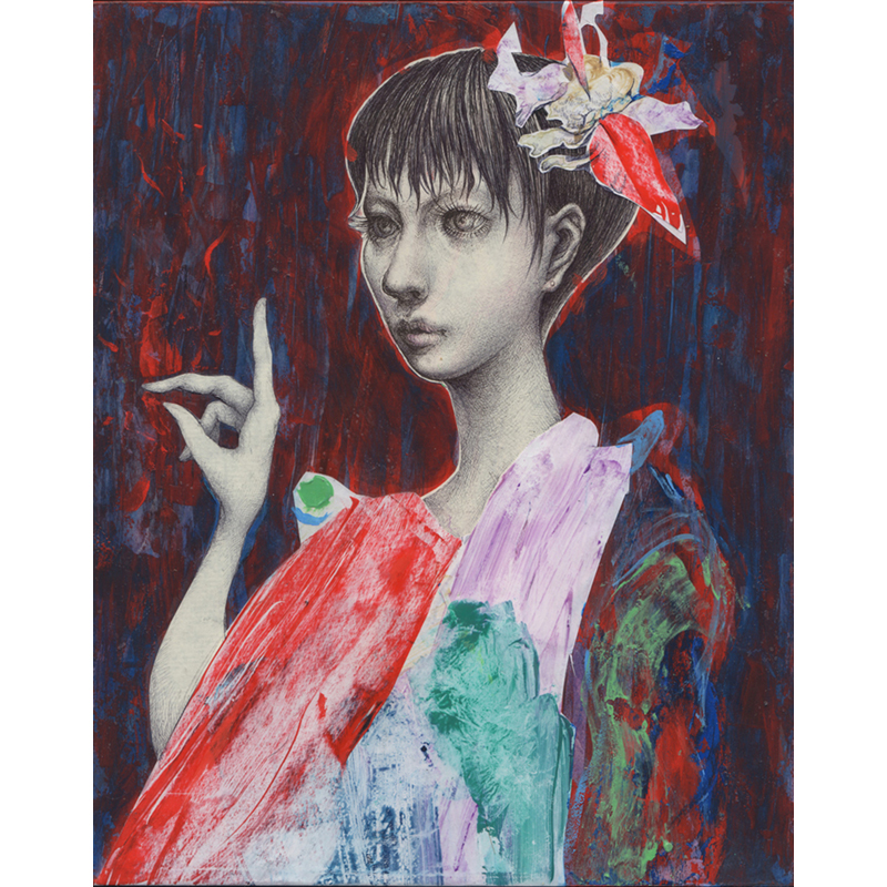 コラージュ画