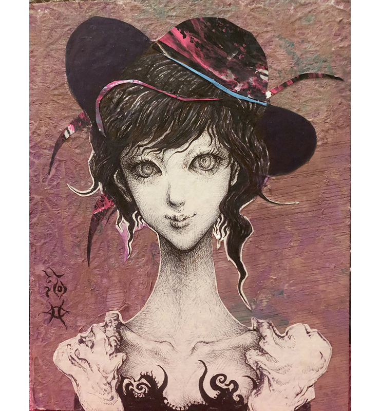 コラージュ画