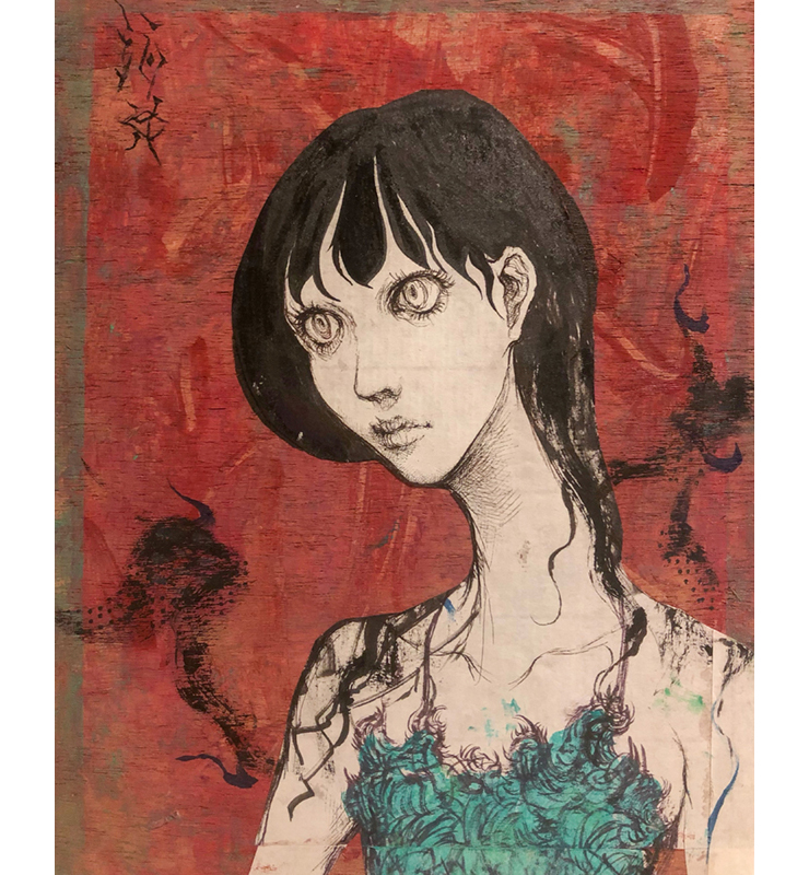 コラージュ画